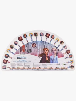 Kreativt Legetøj|DisneyFrozen Disney Frozen Farveblyantsæt med Viskelæder 20-pak