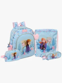 Børn DisneyFrozen Tasker-Disney Frozen Junior Rygsæk 15L, Gymnastikpose, Køletaske & Penalhus, Ice Magic