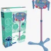 DisneyLiloAndStitch Musikinstrumenter|Elektronik & Media-Disney Lilo and Stitch Justerbart Karaoke-stativ med 2 Mikrofoner
