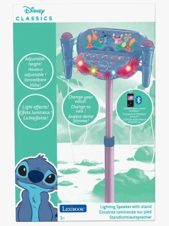 DisneyLiloAndStitch Musikinstrumenter|Elektronik & Media-Disney Lilo and Stitch Justerbart Karaoke-stativ med 2 Mikrofoner