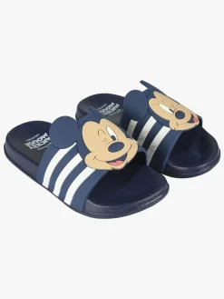 Børn DisneyMussePigg Hjemmesko-Disney Mickey Mouse Pool Sliders Hjemmesko, Navy