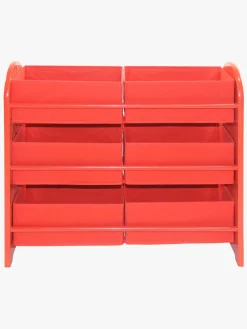 Børnemøbler|DisneyCars Disney Pixar Cars Lynet McQueen Opbevaringsreol, Rød/Sort