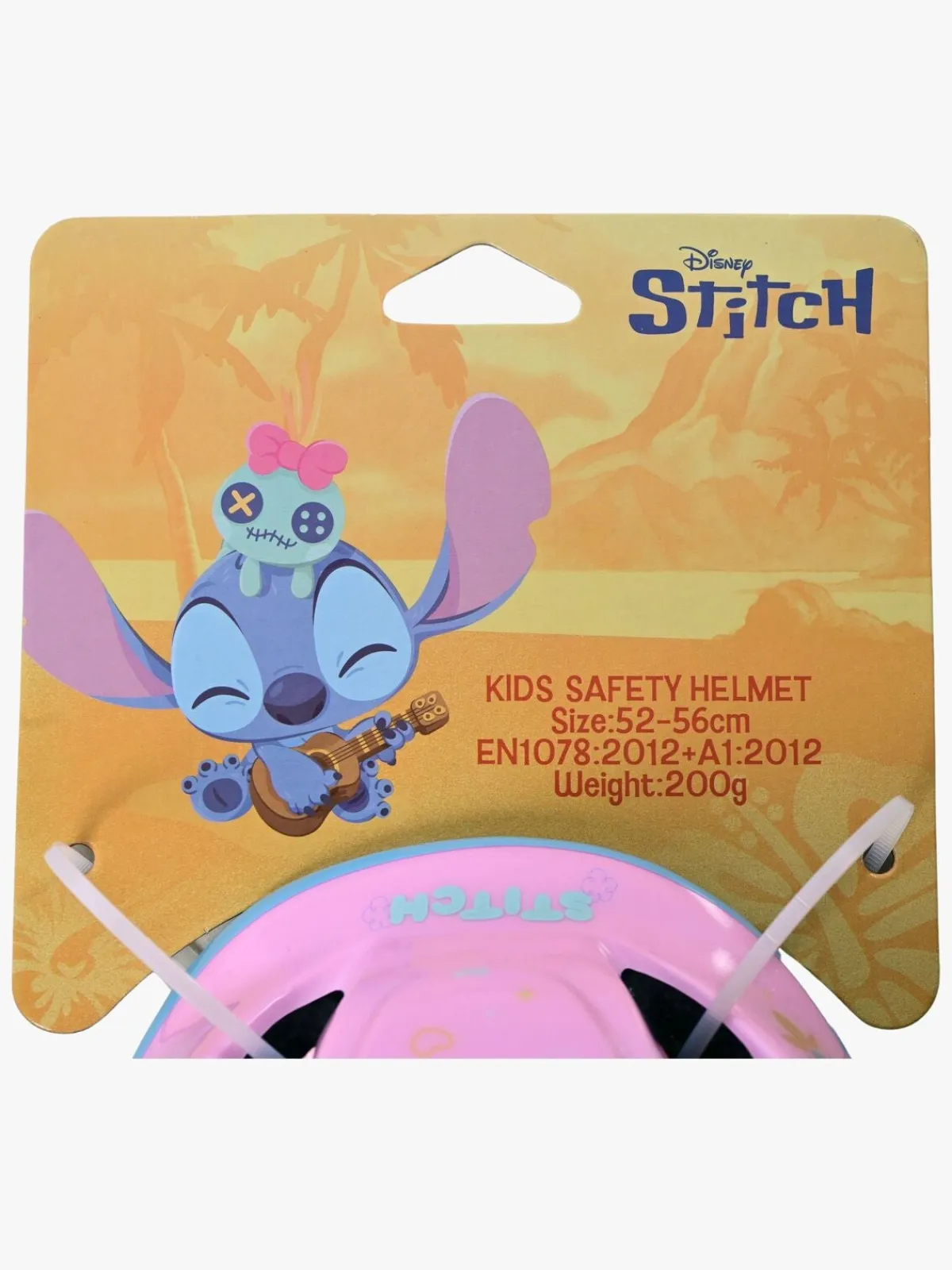 Cykler|Volare Disney Stitch Cykelhjelm 52-56 cm, Pink