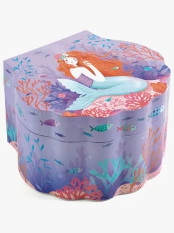 Opbevaring|Djeco Enchanted Mermaid Smykkeskrin Spilledåse