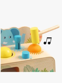 Djeco Trælegetøj-Multi Tap Hammerbræt