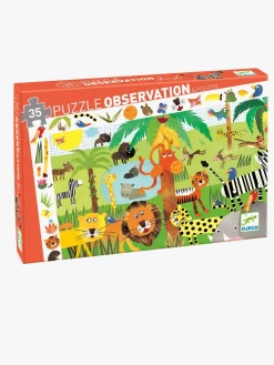 Spil & Puslespil|Djeco Observationspuslespil Jungle 35 Brikker