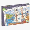 Djeco Spil & Puslespil-Observationspuslespil Pirat 100 Brikker