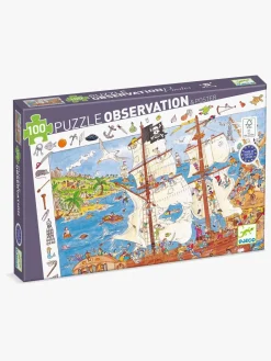 Djeco Spil & Puslespil-Observationspuslespil Pirat 100 Brikker