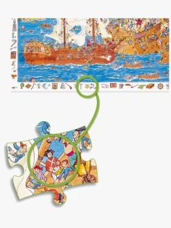 Djeco Spil & Puslespil-Observationspuslespil Pirat 100 Brikker