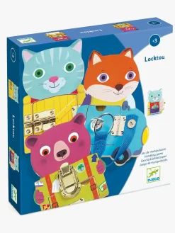 Motorisk Legetøj|Djeco Pædagogisk Legetøj Locktou Flerfarvet