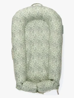 Børnesenge & Tilbehør|DockATot Deluxe+ Babynest, Willow Boughs Grøn/Hvid