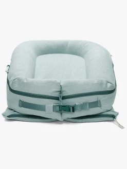 Børnesenge & Tilbehør|DockATot Deluxe+ Babynest, Marine Chambray Grøn
