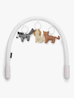 DockATot Babylegetøj-Legetøjsbøjle Toy Bundle, White/ Day at the Zoo