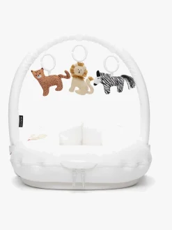 DockATot Babylegetøj-Legetøjsbøjle Toy Bundle, White/ Day at the Zoo