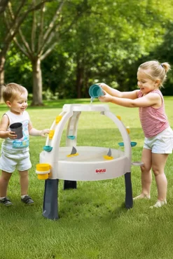 Togbaner & Legeborde|DOLU Fun Fountain Sand & Water Legebord, Hvid