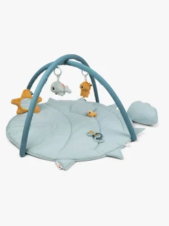 DoneByDeer Babylegetøj-Done By Deer Aktivitetstæppe Sea Friends, Blue