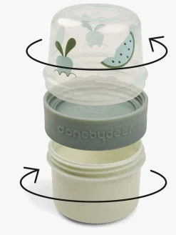 DoneByDeer Spisetid-Done By Deer Birdee To Go Two-Way Snackbeholder, Green