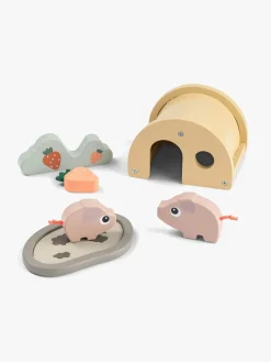 Legetøjsfigurer|DoneByDeer Done By Deer Bondegård Legesæt Gris