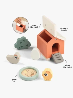 Legetøjsfigurer|DoneByDeer Done By Deer Bondegård Legesæt Kylling