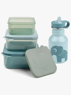 DoneByDeer Spisetid-Done By Deer Deer Friends Madkasse & Flaske, Blue