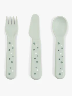 DoneByDeer Spisetid-Done By Deer Foodie Bestik Happy Dots, Grøn