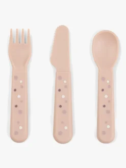 DoneByDeer Spisetid-Done By Deer Foodie Bestik Happy Dots, Pink