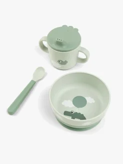 Spisetid|DoneByDeer Done By Deer Foodie Madsæt Happy Clouds, Green Grøn