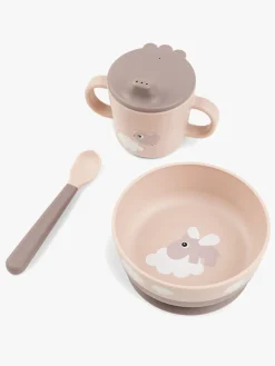 Spisetid|DoneByDeer Done By Deer Foodie Madsæt Happy Clouds, Powder Lyserød