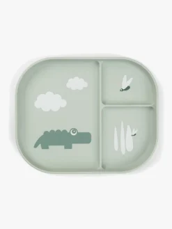 Spisetid|DoneByDeer Done By Deer Foodie Opdelt Tallerken Croco, Grøn Grøn