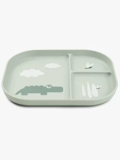 Spisetid|DoneByDeer Done By Deer Foodie Opdelt Tallerken Croco, Grøn Grøn