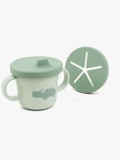 Spisetid|DoneByDeer Done By Deer Foodie Snack- & Tudekop Croco, Green Grøn