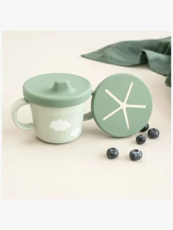 Spisetid|DoneByDeer Done By Deer Foodie Snack- & Tudekop Croco, Green Grøn