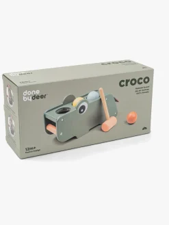 Babylegetøj|DoneByDeer Done By Deer Hammerbræt Croco, Grøn