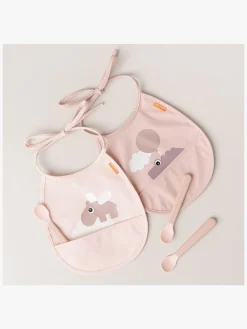 DoneByDeer Spisetid-Done By Deer Happy clouds Tiny pocket Hagesmæk 2-Pak, Powder