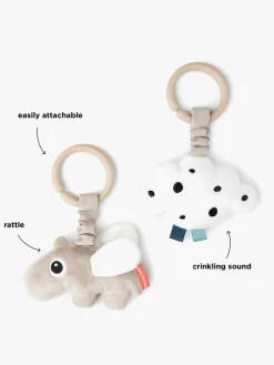 Babylegetøj|DoneByDeer Done By Deer Happy Clouds Aktivitetslegetøj, Sandfarvet