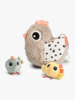 DoneByDeer Babylegetøj-Done By Deer Hide & Seek Clucky Aktivitetslegetøj, Sand