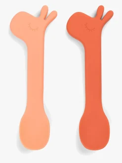 DoneByDeer Spisetid-Done By Deer Lalee Skeer 2-pak, Papaya