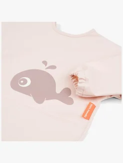 Spisetid|DoneByDeer Done By Deer  Langærmet Hagesmæk med Lomme Wally, Blue Lyserød