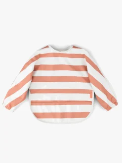 DoneByDeer Spisetid-Done By Deer Langærmet Hagesmæk, Stripes Papaya