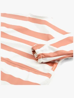 DoneByDeer Spisetid-Done By Deer Langærmet Hagesmæk, Stripes Papaya