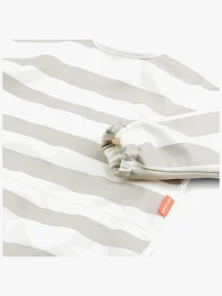 Spisetid|DoneByDeer Done By Deer Langærmet Hagesmæk, Stripes Sand Beige