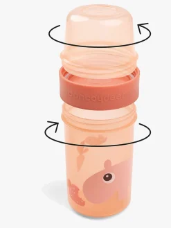 Spisetid|DoneByDeer Done By Deer Ozzo To Go Two-Way Snackbeholder, Papaya Orange