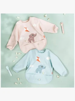 DoneByDeer Spisetid-Done By Deer Playground  Langærmet Hagesmæk, Blue