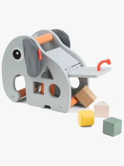 Trælegetøj|DoneByDeer Done By Deer Puttekasse Elphee, Grå