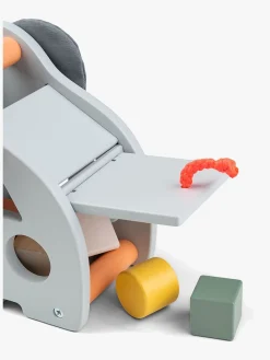 Trælegetøj|DoneByDeer Done By Deer Puttekasse Elphee, Grå