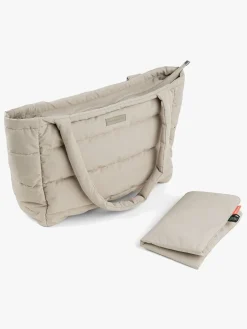 Pusletasker|DoneByDeer Done By Deer Quiltet Tote Pusletaske, Sandfarvet Beige