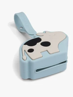 Sutter & Suttesnore|DoneByDeer Done By Deer Silikone Sutteboks, Dotti Blue Blå/Hvid