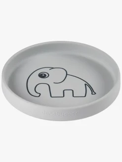 DoneByDeer Spisetid-Done By Deer Silikonetallerken Elphee, Grey