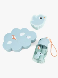 DoneByDeer Spisetid-Done By Deer Snacks- Og Madkasser med Sugerørskop, Blue