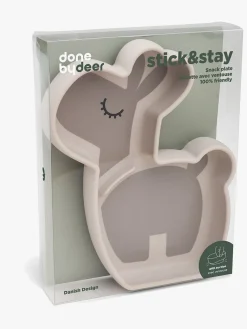 Spisetid|DoneByDeer Done By Deer Stick & Stay Silikonetallerken Lalee, Sand Beige